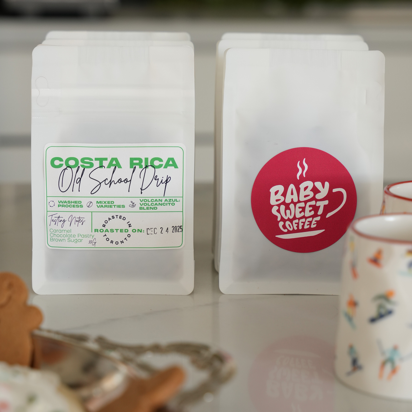 OLD SCHOOL STOCKING STUFFERS | CARAMEL APPLE, CHOCOLATE PASTRY, HAZELNUT | Washed Process | COSTA RICA