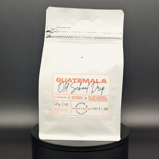 OLD SCHOOL DRIP | SWEET COCOA, MARSHMALLOW & NUTTY | Washed Process Guatemala