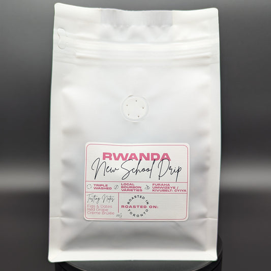 NEW SCHOOL DRIP | FIGS & DATES, RED GRAPE, CRÈME BRÛLÉE | Triple Washed Process Rwanda