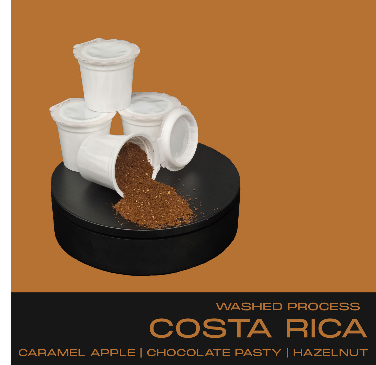 OLD SCHOOL K-CUPS | CARAMEL APPLE, CHOCOLATE PASTRY, HAZELNUT | Washed Process | COSTA RICA