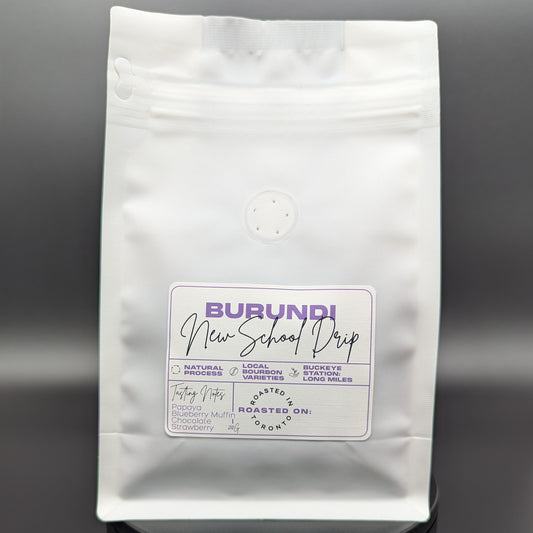 NEW SCHOOL DRIP | PAPAYA, BLUEBERRY MUFFIN, CHOCOLATE, STRAWBERRY  | Natural Process Burundi